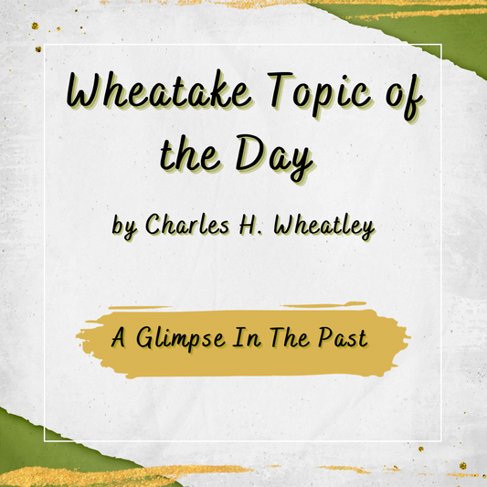 “Wheatake 42” A Glimpse in the Past